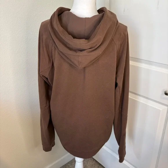 Lululemon City Sweat Pullover Hoodie Java Brown Mens Size Large - Picture 2 of 4
